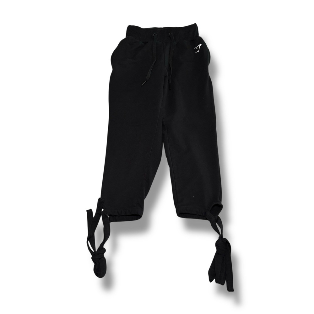 Gymshark Women's Arc Ankle Tie Sweatpants Joggers Black Size‎ XS
